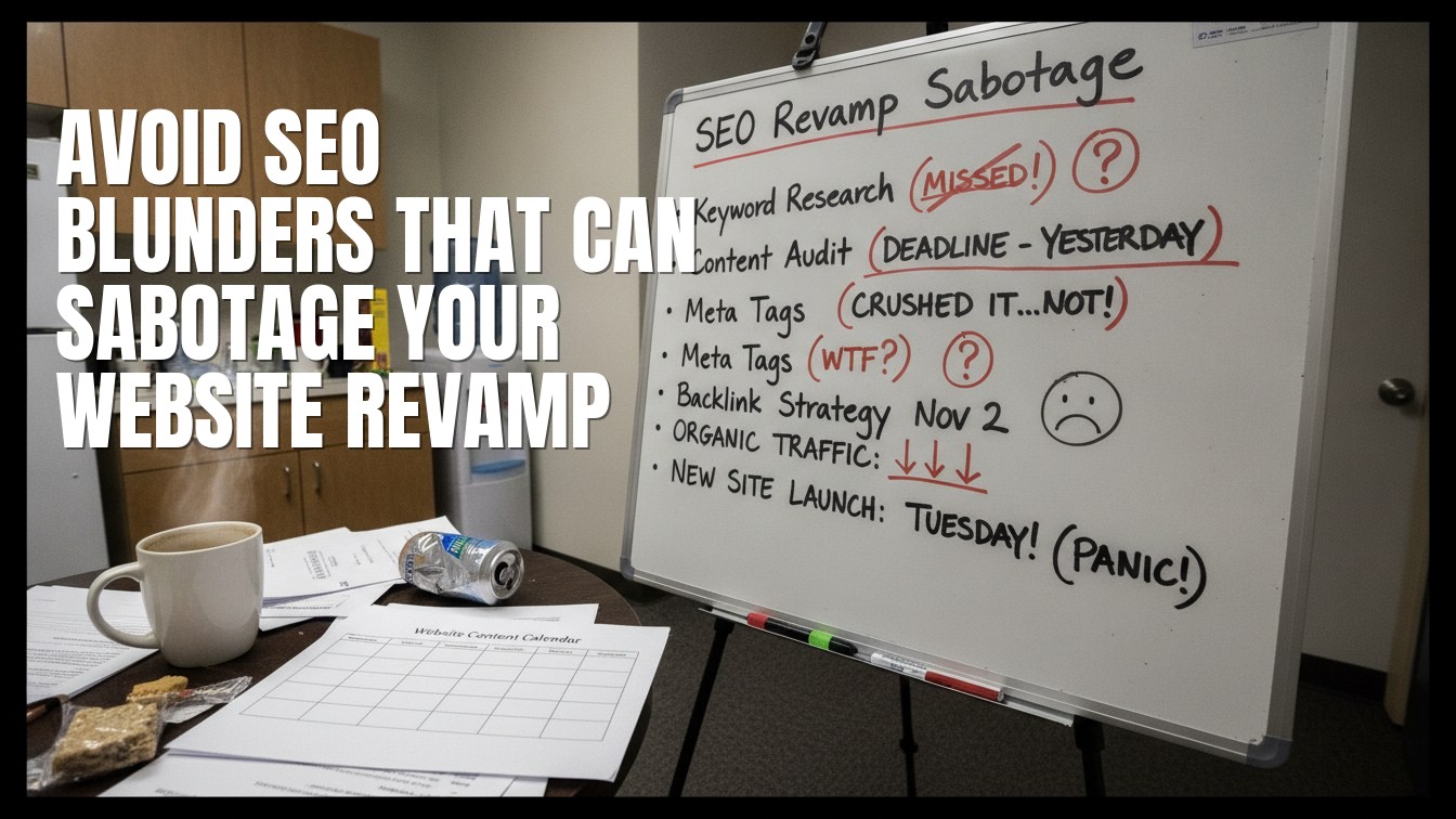Avoid SEO Blunders That Can Sabotage Your Website Revamp