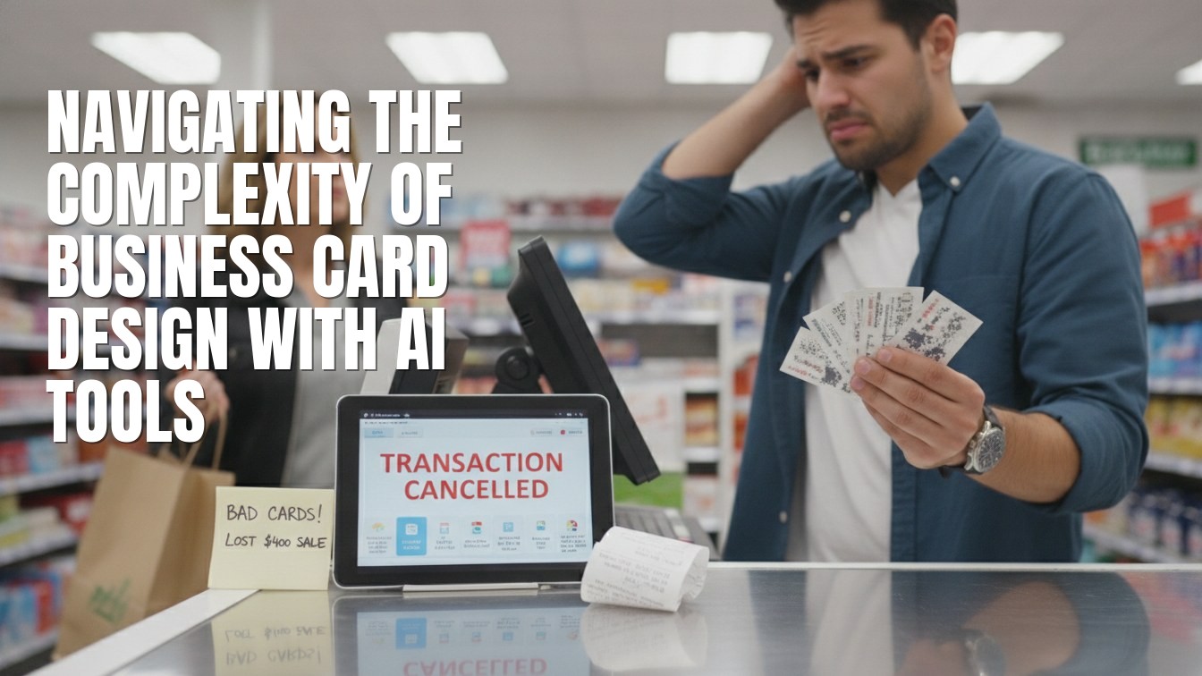 Navigating the Complexity of Business Card Design with AI Tools