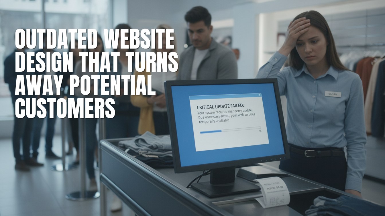 Outdated Website Design That Turns Away Potential Customers