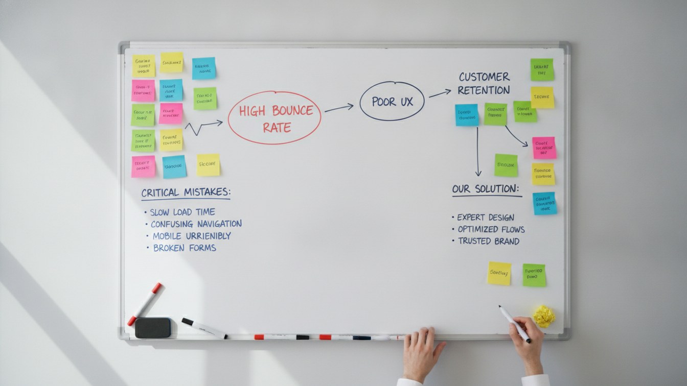 The Hidden Costs of Poor Website Design: Enhancing Customer Retention Rates