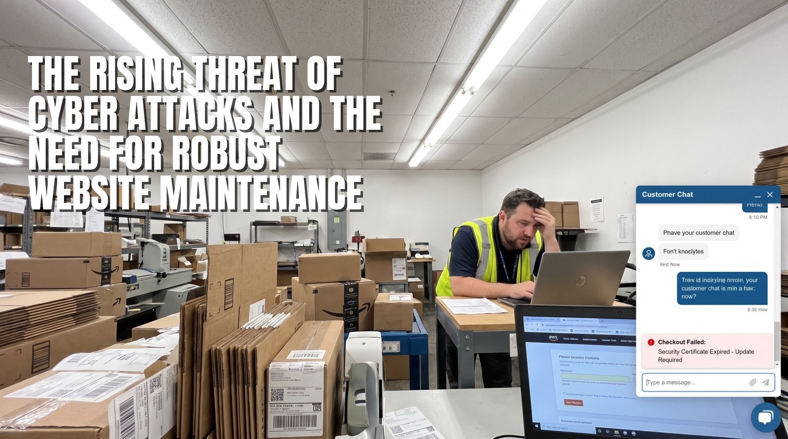 The Rising Threat of Cyber Attacks and the Need for Robust Website Maintenance