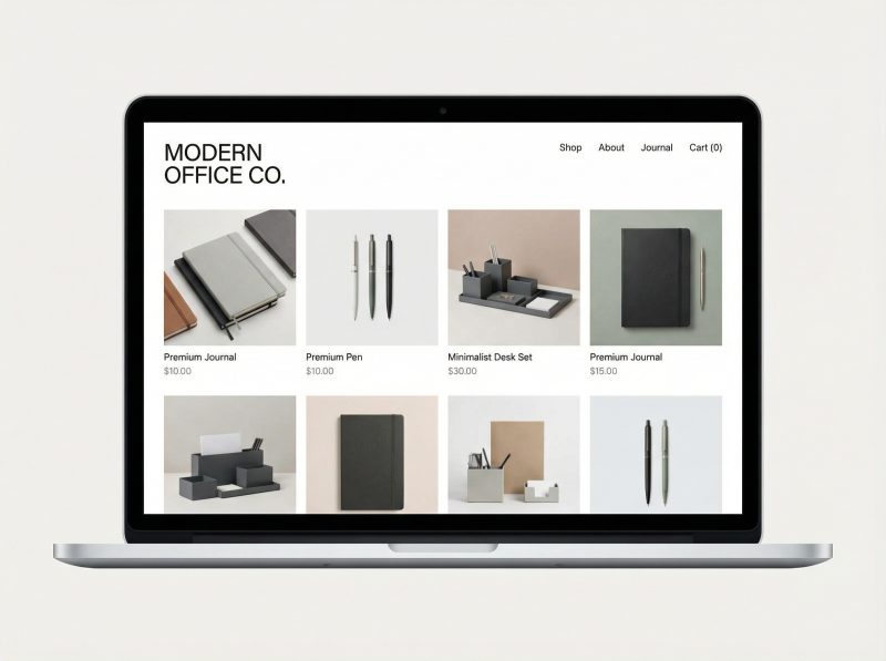 Office supplies e-commerce platform project preview